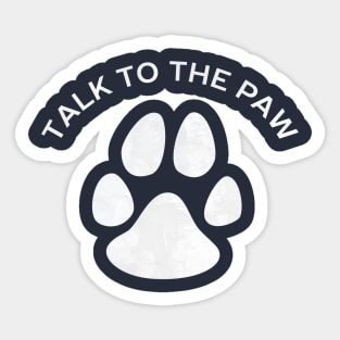 Cool Cats and Dogs Paw T-Shirt Sticker